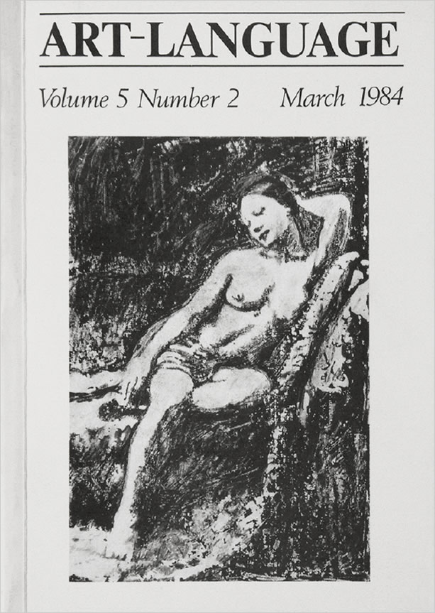 Art-Language: Vol. 5, No. 2 Victorine (March 1984) / Art & Language, Mayo Thompson