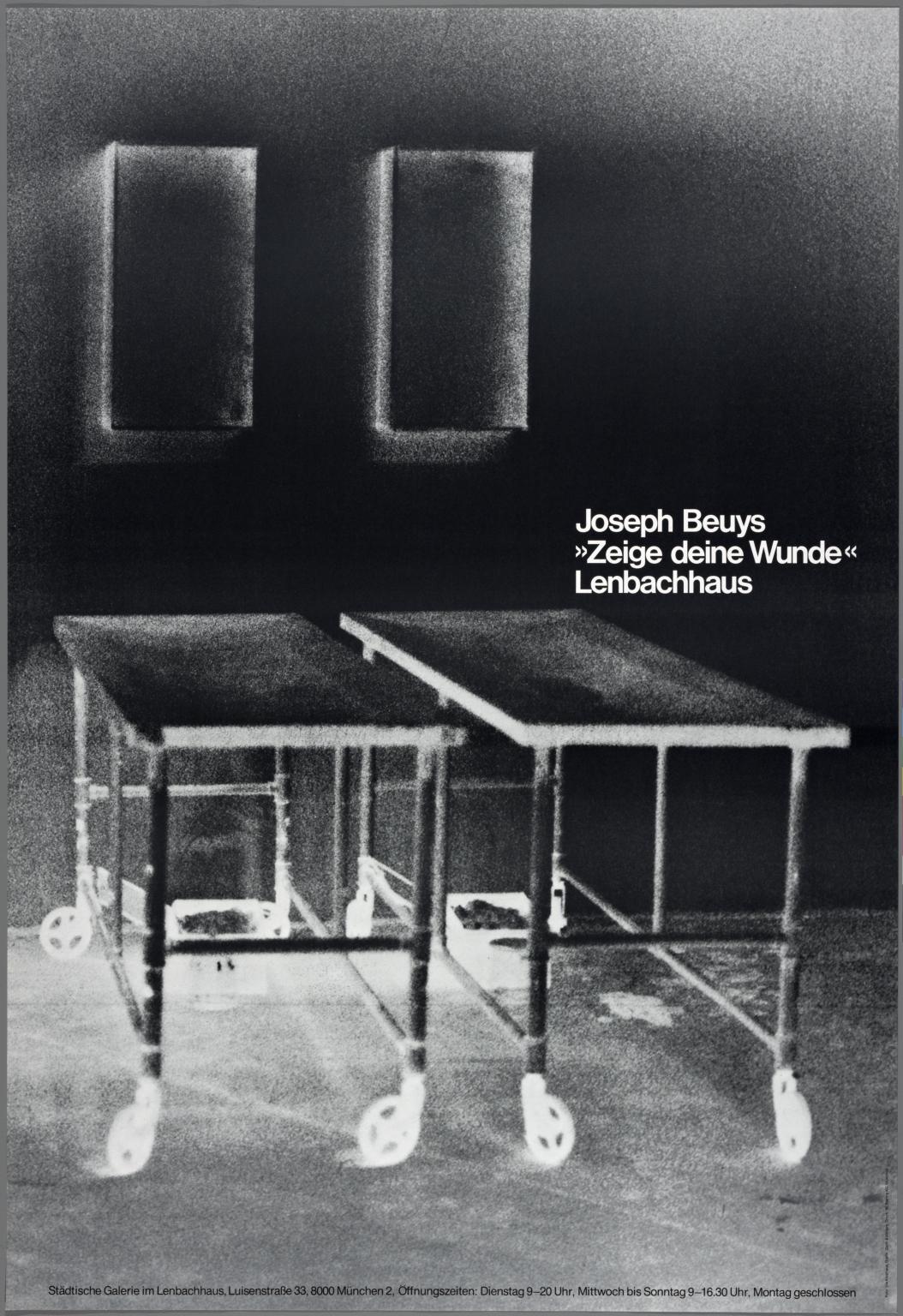 Joseph Beuys: Seige Deine Wunde  (Exhibition Poster)