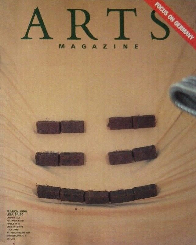 Arts Magazine, Volume 64, Issue 7, 1990