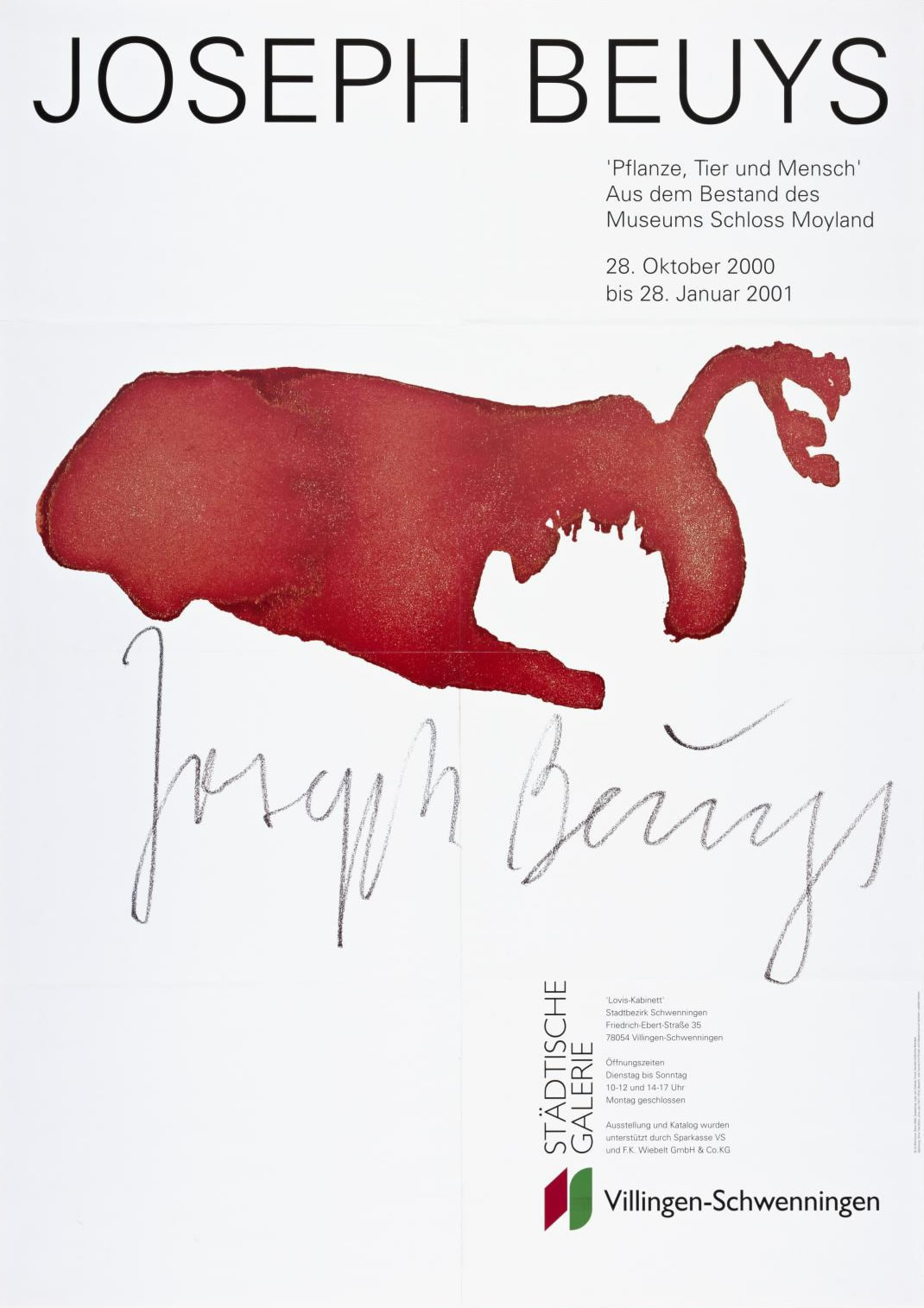 Joseph Beuys: ‘Pflanze, Tier und Mensch’. Städtische Galerie, Villingen-Schwenningen. 2001