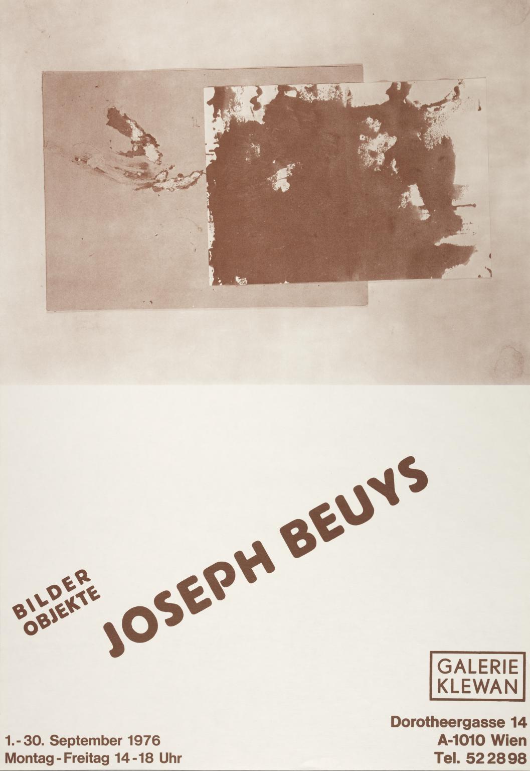 BILDER, OBJEKTE. JOSEPH BEUYS. 1976