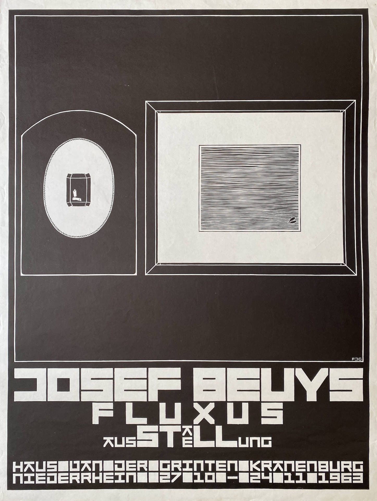 Joseph Beuys: Fluxusausstellung. 1963