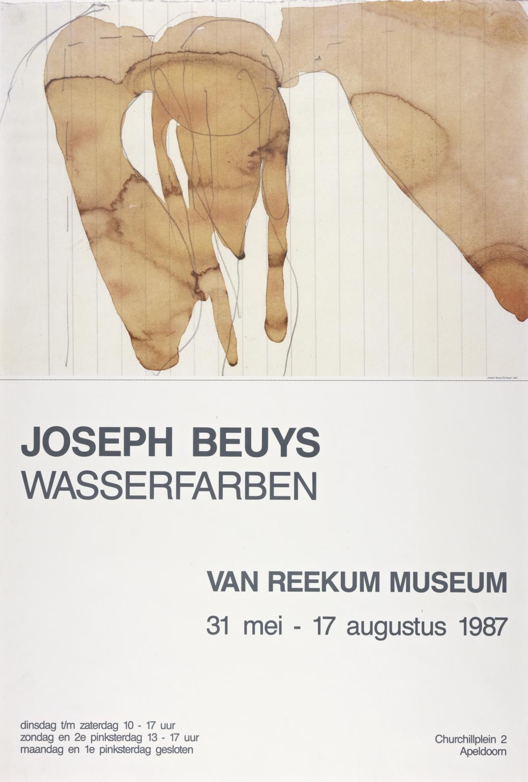 Joseph Beuys: Wasserfarben. Van Reekum Museum, Apeldoorn. 1987