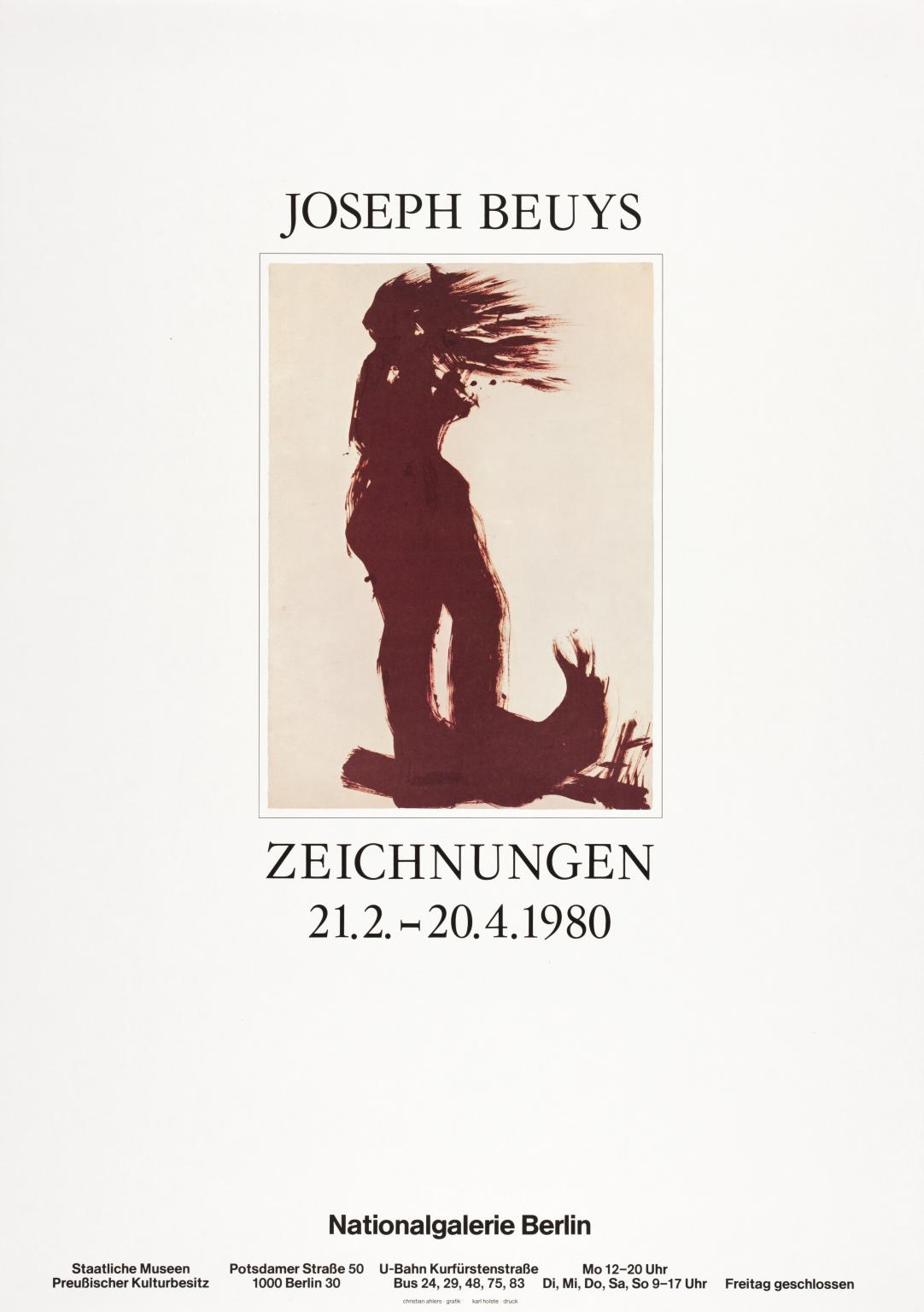 Joseph Beuys: Zeichnungen Badischer Kunstverein Karlsruhe. 1980