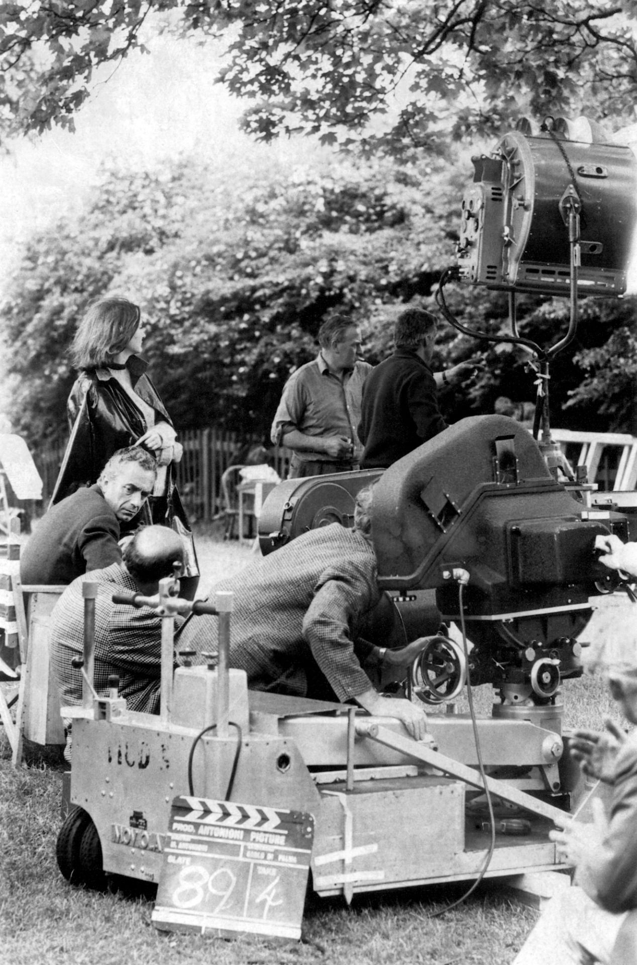 Blow-Up (1966), production still, Peter Theobald.