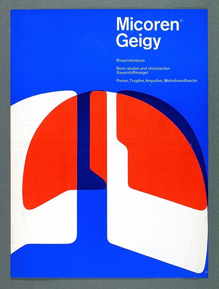 Micoren Geigy. Designer: August Maurer, 1963