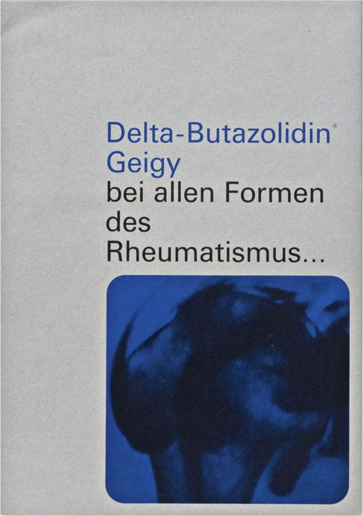 Delta-Butazolidin Geigy. Designer: Friedrich Schrag, 1960