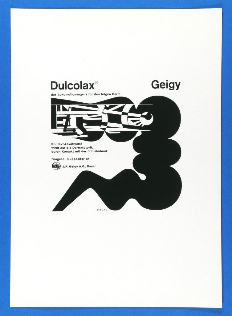 Dulcolax. Designer: Hermann Meyer