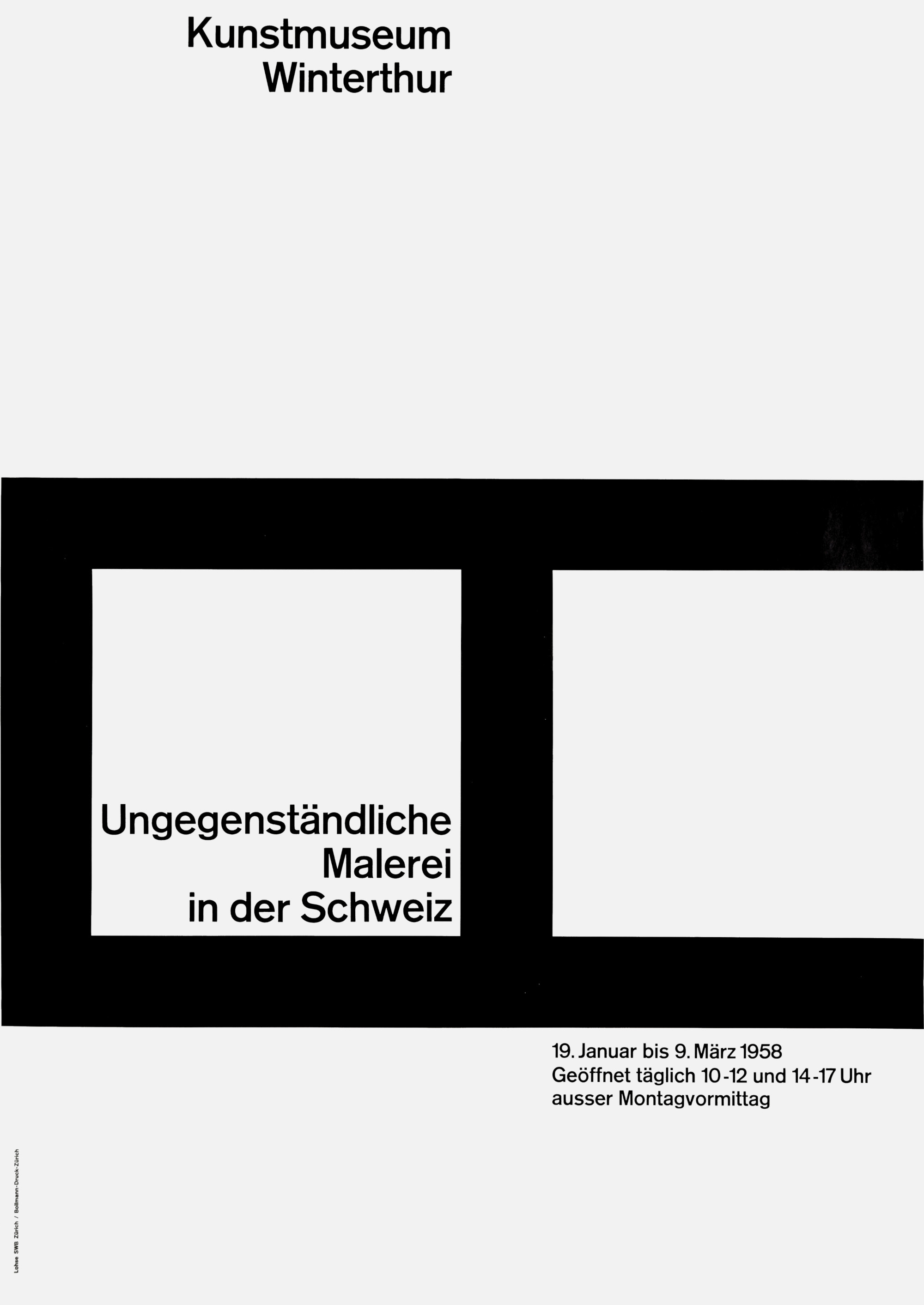 Richard Paul Lohse: Kunstmuseum Winterthur, 1958