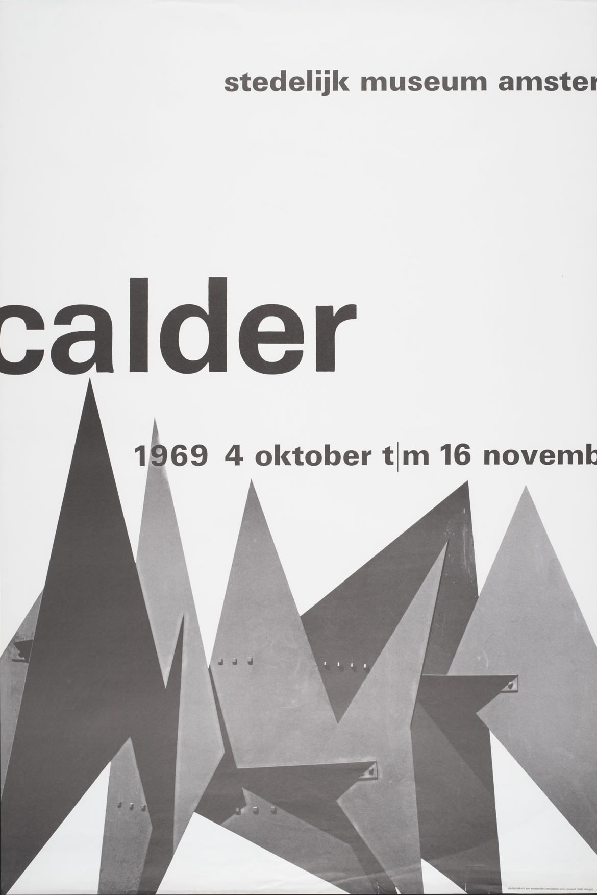 Wim Crouwel: Calder. 1969