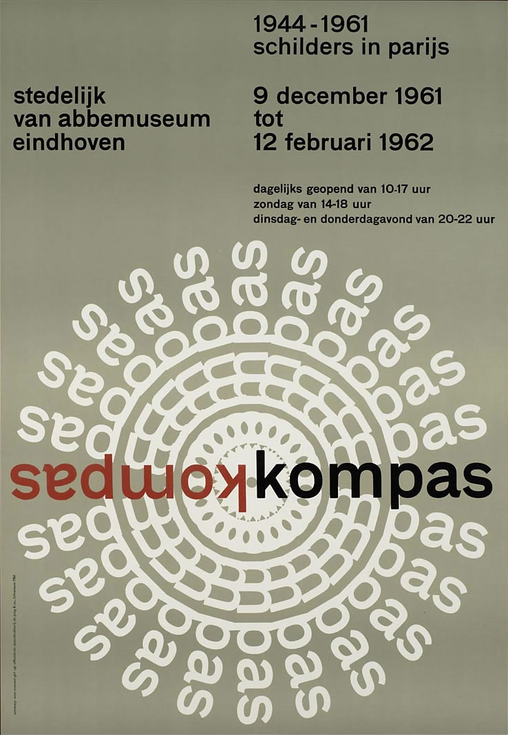 Wim Crouwel: Kompas 1944-1961 schilders in Parijs. 1961