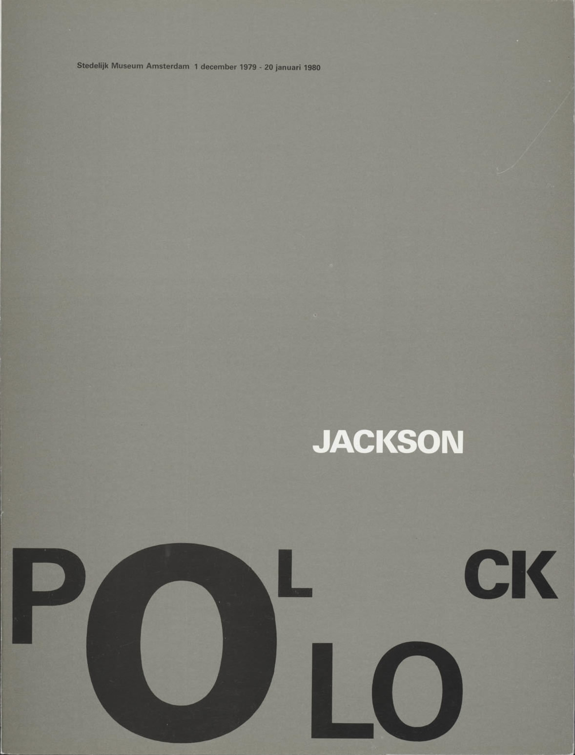 Wim Crouwel: Jackson Pollock. 1979