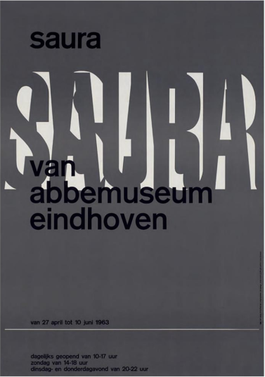 Wim Crouwel Antonio Saura Poster