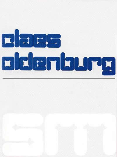 Wim Crouwel Claes Oldenburg Catalogue