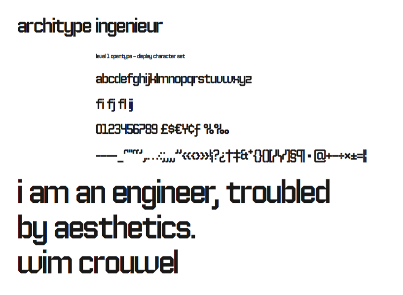 Ingenieur Font