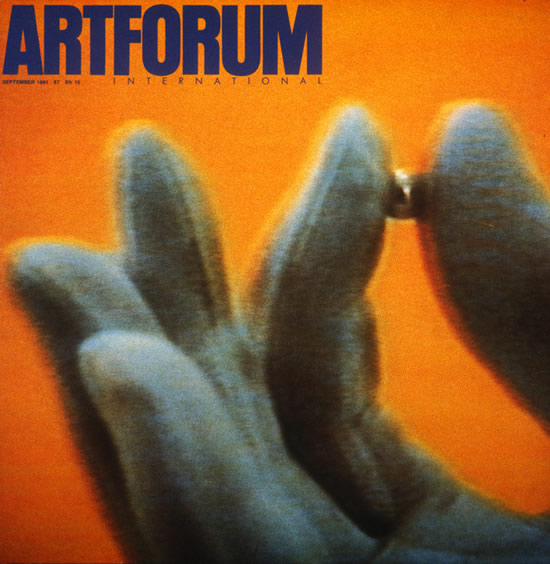 Artforum, VOL. 30, NO. 1.