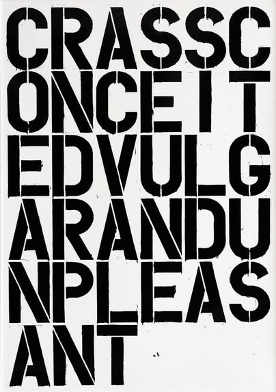 Christopher Wool. Untitled (W38). 1996