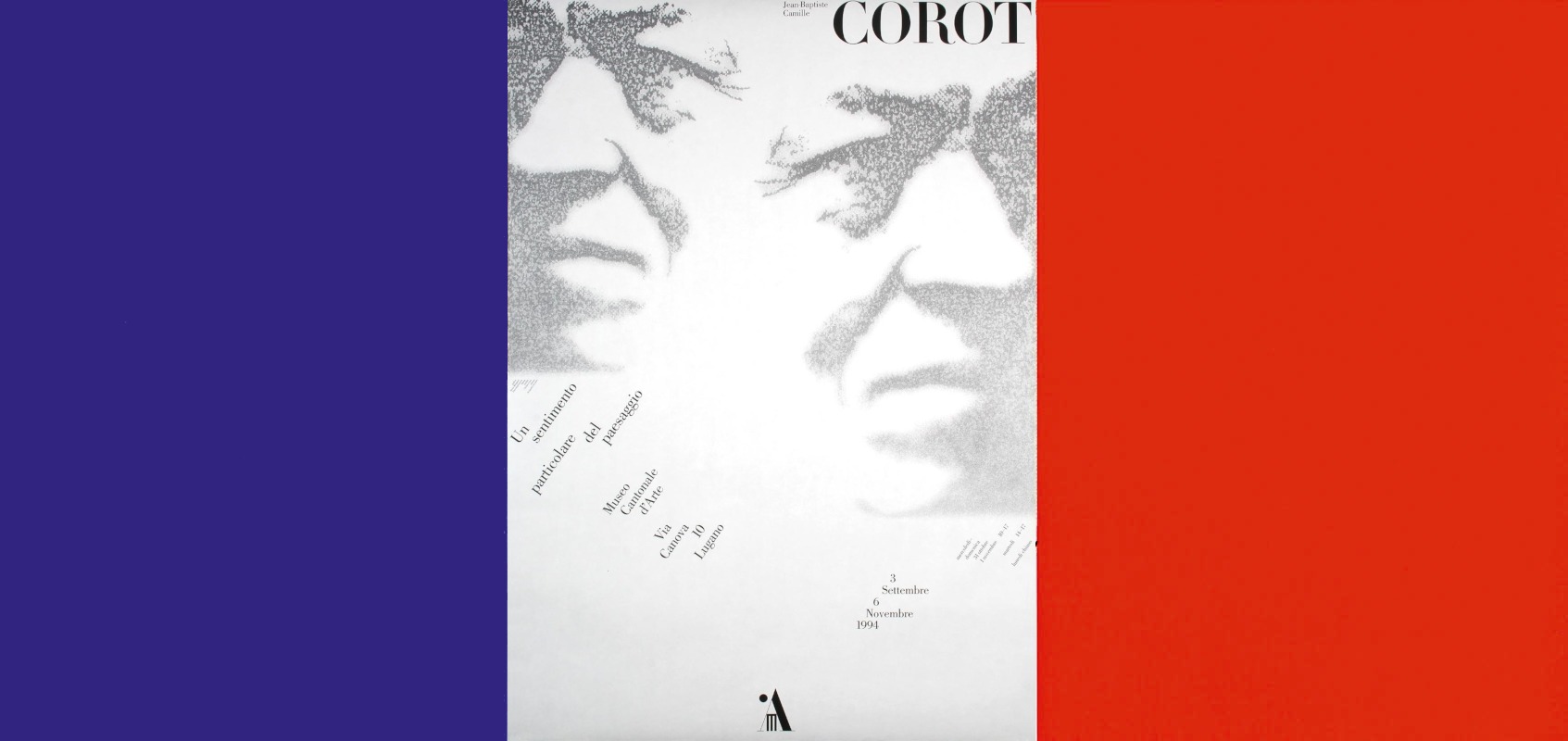Bruno Monguzzi. Corot, poster 1994.