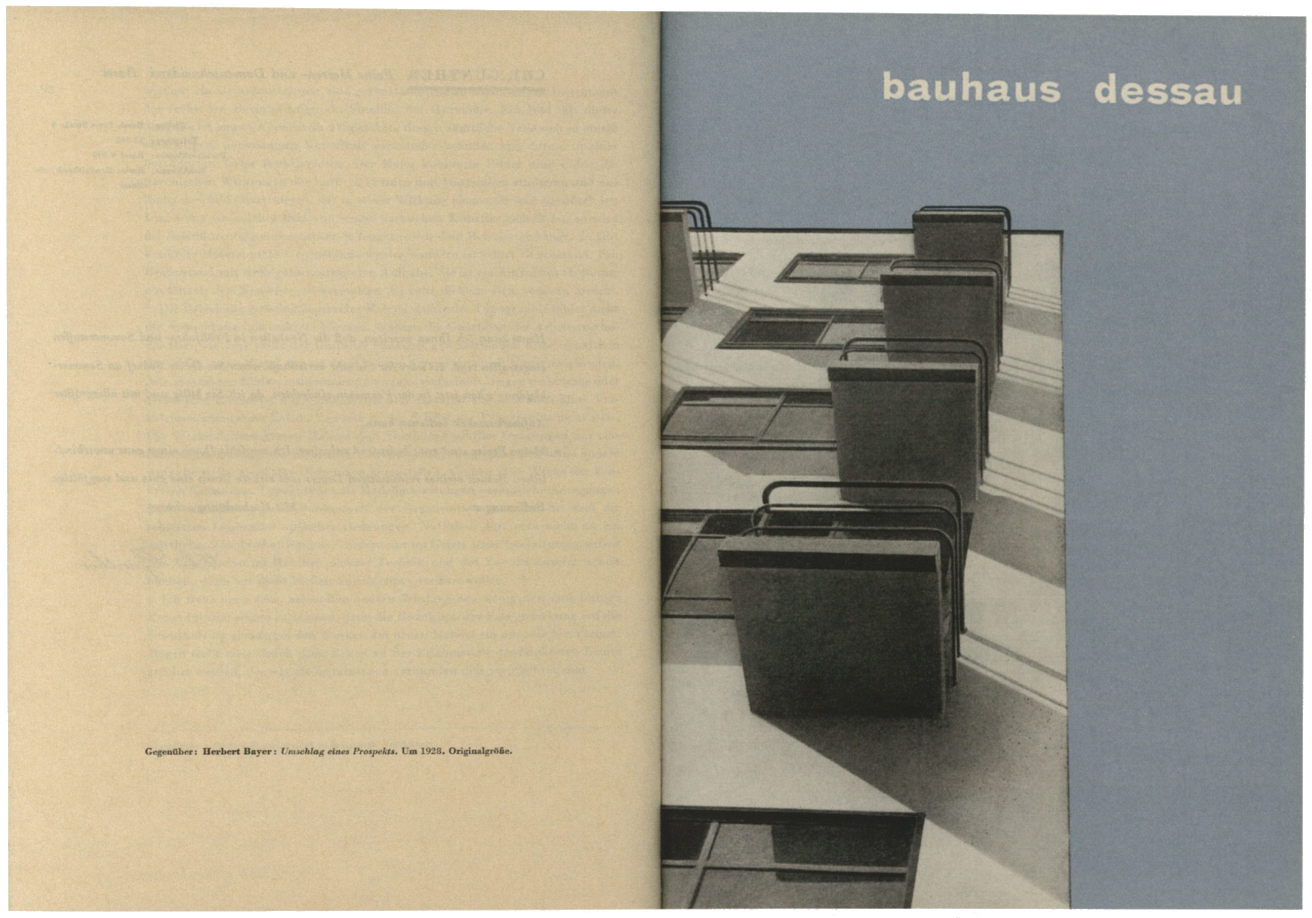 Jan Tschichold, Pages 94–95 of Typographische Gestaltung. Benno Schwabe & Co., Basel (1935)  