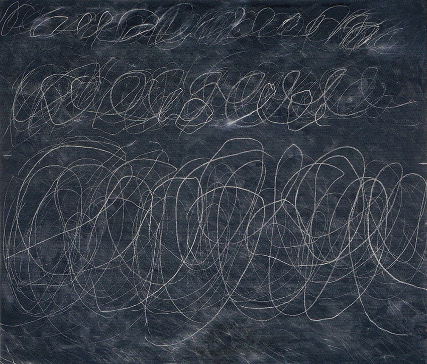 Cy Twombly. Untitled, 1970 / Oil-based house paint and crayon on canvas, (345.44 x 403.86 cm)