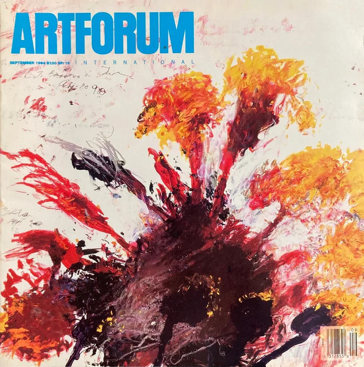 Artforum Vol 33, No. 1.