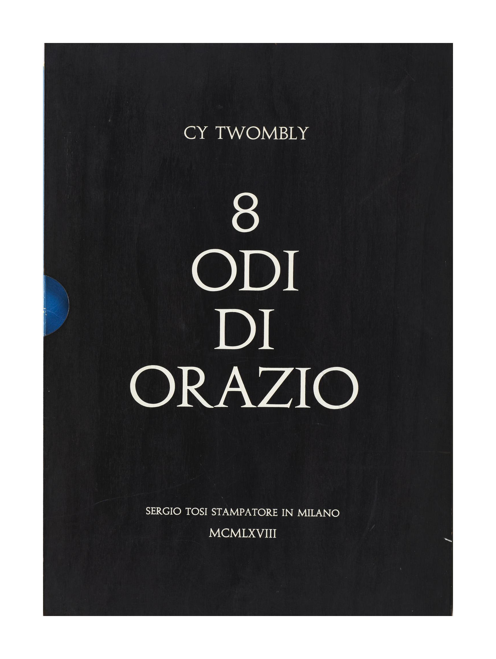 Cy Twombly: WOODEN BOX FOR “8 ODI DI ORAZIO”