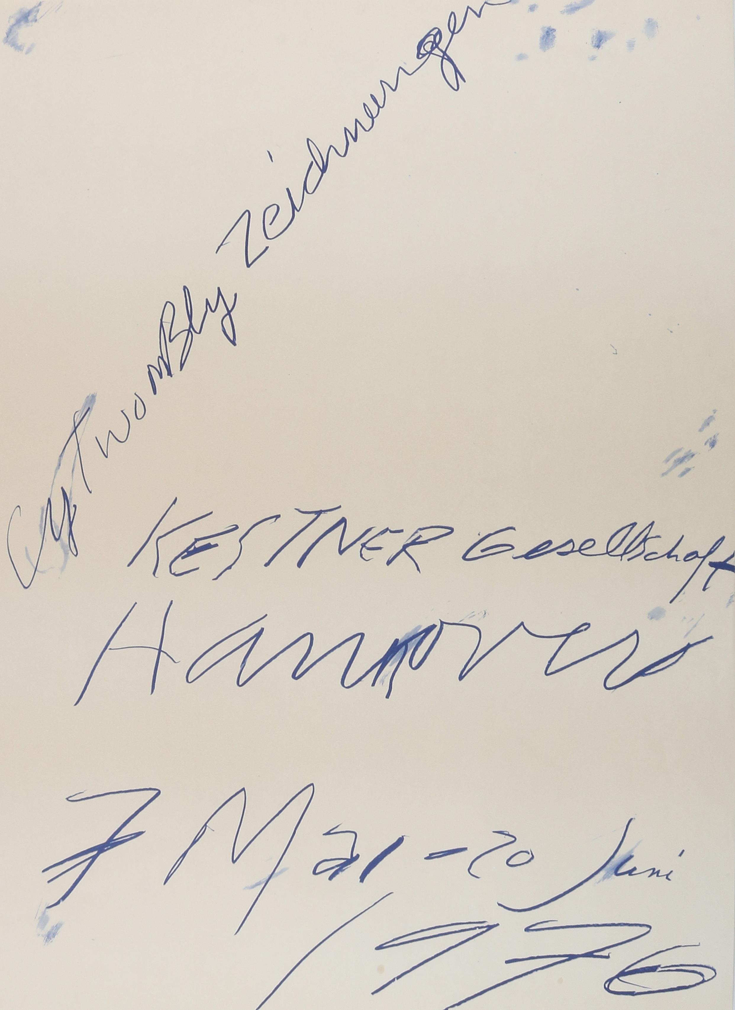 Cy Twombly: Zeichnungen, Kestner Gesellschaft Hannover, 7 May–20 June 1976